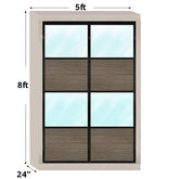 5ftx8ft Designer Wardrobe D4(NC-S2) - Maxi Home Furnishing